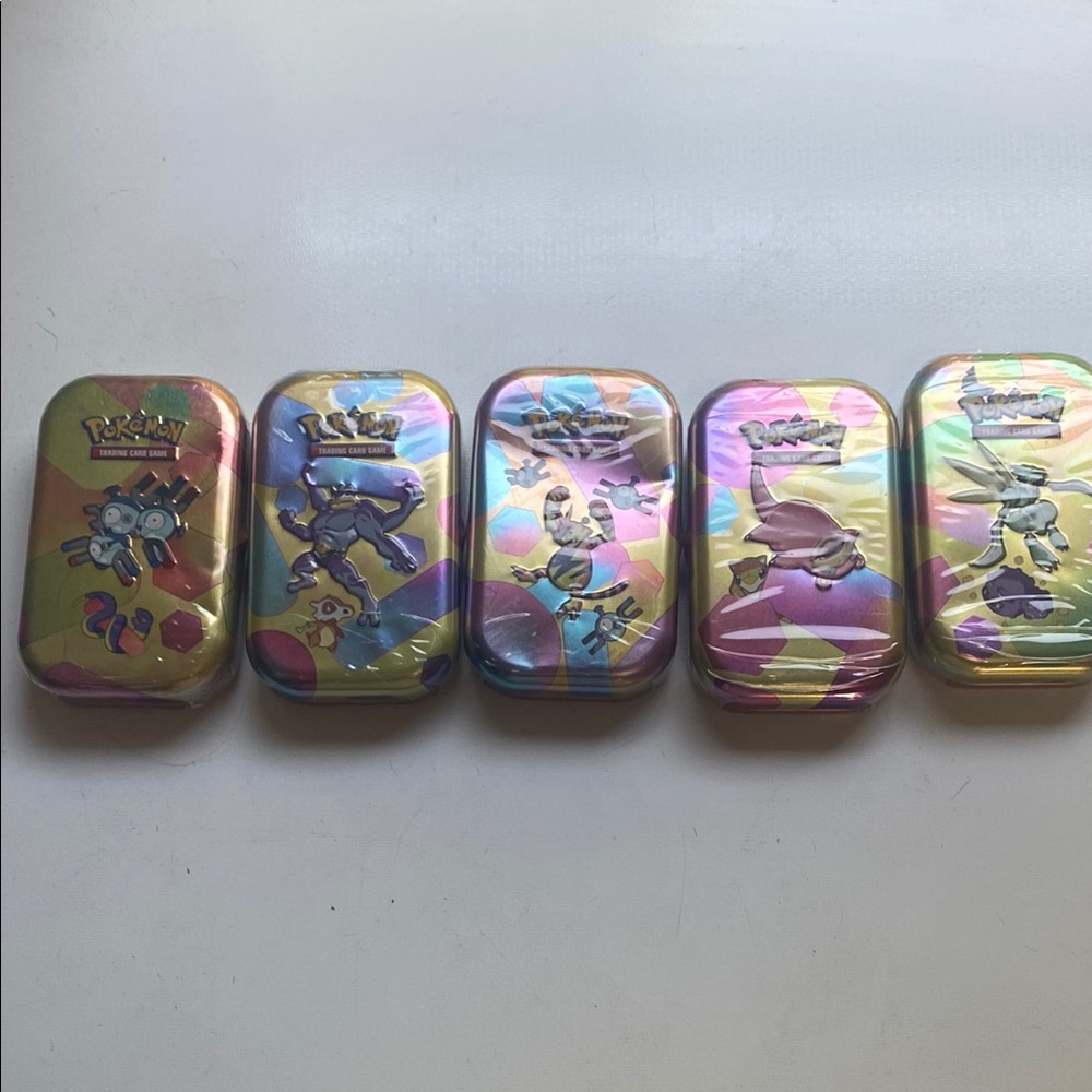 BRAND NEW Pokemon 151 Collectible Tin Set - Sealed with packs